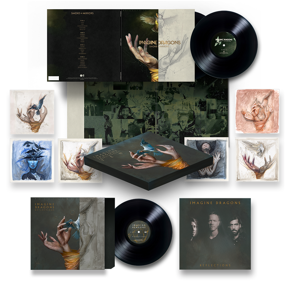 Smoke + Mirrors Ten Box Set Vinyles Noirs - Store Imagine Dragons